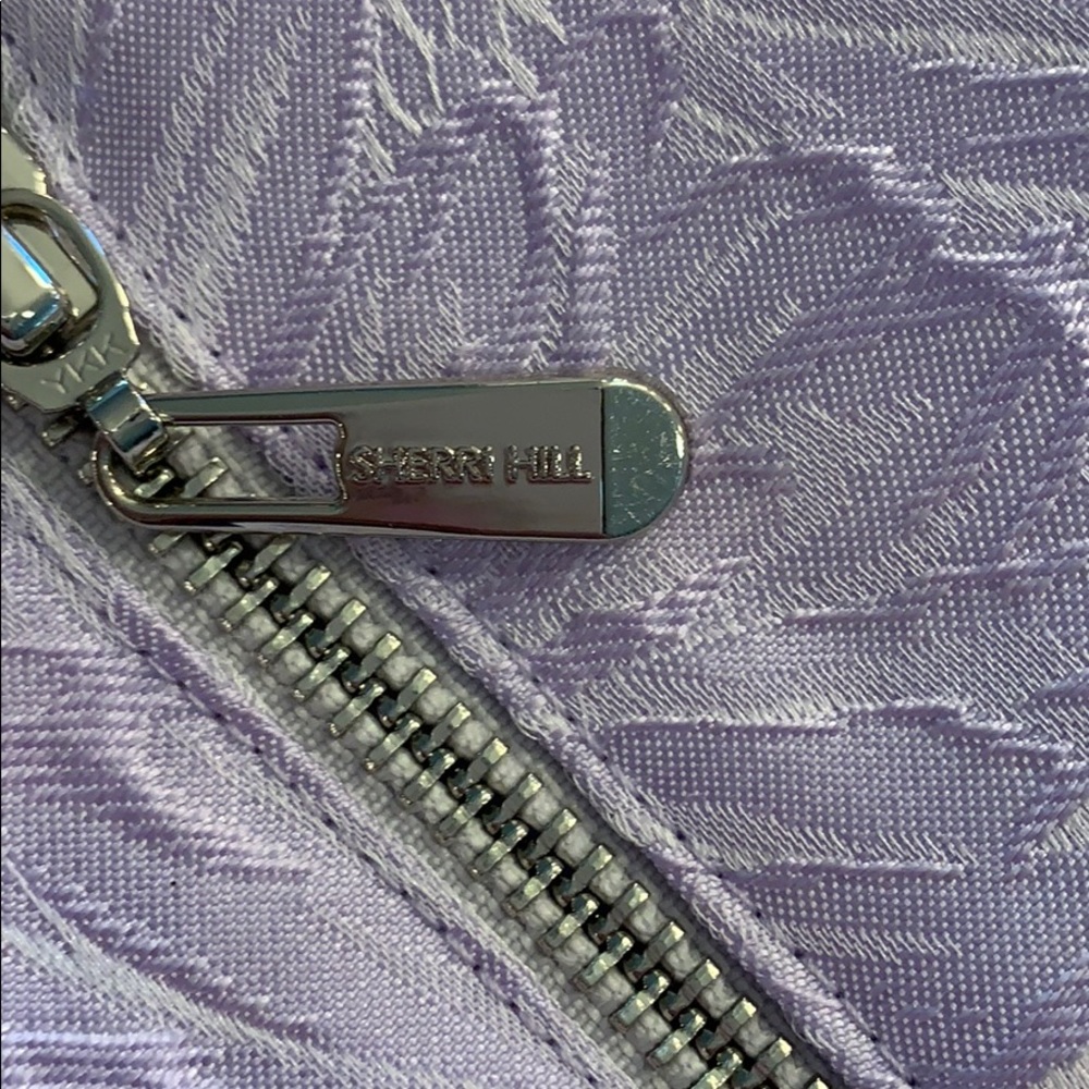 Sherri Hill Lilac Formal Dress. - Picture 5 of 7